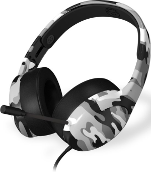 Qware New Orleans Camo Qw Gmh-055cwh Over-ear Bedrade Gaming-headset Wit