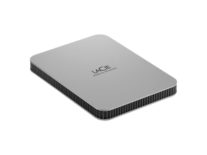 Disco duro externo 5 TB - LaCie Mobile Drive V2 STLP5000400, USB-C, 130 MB/s, Plateado lunar