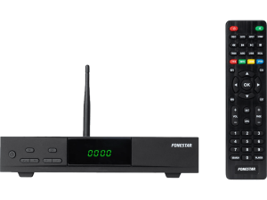 Receptor TDT y satélite - Fonestar RDS-585WHD, Full HD, DVB-S2 (TDT2), PVR, WiFi, HDMI, RCA, USB, Negro