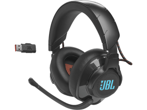 Auriculares gaming - JBL QUANTUM610BLK, Bluetooth, Inalámbrico, 40h, Cancelación de ruido, Negro