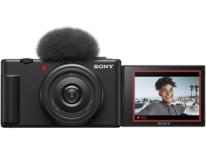 Cámara - Sony Vlog ZV-1F, Digital, Pantalla multiángulo, Vídeo 4K, lenta, Micro, Funciones Vlog, Wifi, Bluetooth, Negra