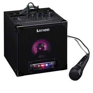 Lenco Btc-070bk Karaoke Bluetoothspeaker Met Microfoon Zwart