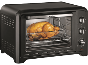 REACONDICIONADO Seminuevo Bueno Mini horno - Moulinex Optimo OX4848, 2000 W, Capacidad 39 L, Hasta 240 ºC, 6 modos de cocción, Temporizador 120 min.