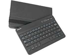 REACONDICIONADO Seminuevo Muy bueno Funda con teclado - Silver HT Gripcase, Para Tablet de 10.4", Bluetooth, Función soporte, Negro