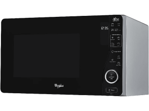 REACONDICIONADO Seminuevo Muy bueno Microondas con grill - Whirlpool MWF421SL, 800W, 6 niveles, Descongelación, 25 l, Negro
