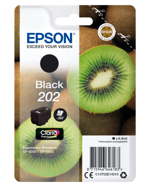 Epson 202 Singlepack Zwart Claria Premium Ink