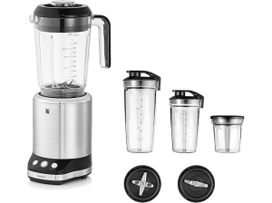 Batidora de vaso - WMF Kult X, 1.2L, 900W, Multifunción, Plata