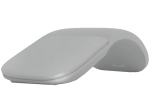 Ratón inalámbrico - Microsoft Arc Touch Bluetooth, Ambidiestro, Plata