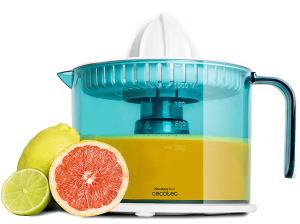 Exprimidor - Cecotec ZITRUS EASY BASIC 4068, 40 W, 1 L, Doble sentido del motor, Dos conos desmontables