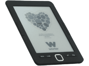 REACONDICIONADO Seminuevo Muy bueno eBook - Woxter Scriba 195, Para eBook, 4GB capacidad y 6 pulgadas, Negro