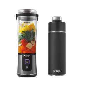 Blender portable sans fil Ninja Blast et Gourde isotherme Ninja Thirsti   BC151EUBK   par SharkNinja