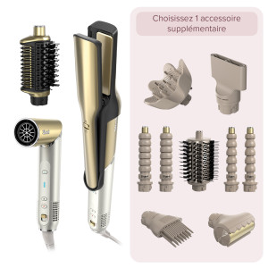 Lisseur Multi-styler Shark Glam personnalisable avec 3 embouts   HD6000EU   par SharkNinja
