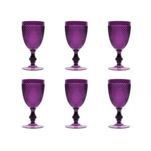 Excelsa Diamond 6 - Piece 390ml Purple 390ml
