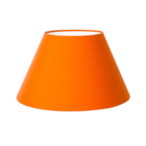 Latitude Run Cotton Empire Lamp shade Tangerine 22cm H x 40cm W x 40cm D