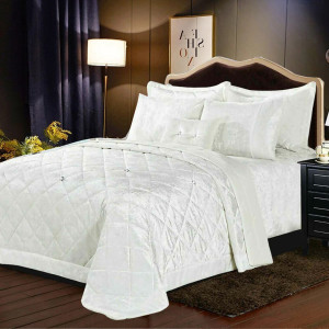Canora Grey Stodghill Velvet Solid Colour Bedspread Grey King