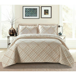 Mercer41 Pavie Throw Blanket Beige W185 x L240cm