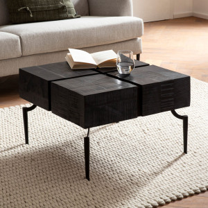 Metro Caterin Four Leg Coffee Table Black