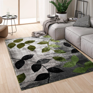 Corrigan Studio Abstract Area Rug Green Rectangle 120 x 170 cm