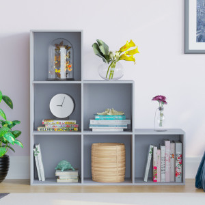 Lassic 96.5cm H x 96.5cm W Bookcase Grey 96.5cm H X 96.5cm W X 29cm D