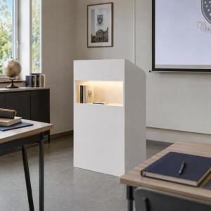 Brayden Studio Rectangle MDF Reception Desk