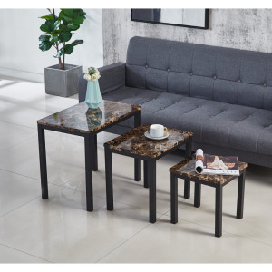 17 Stories Calvero Four Leg Coffee Table Brown 45cm H X 110cm W X 60cm D