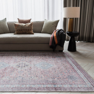Latitude Vive Mason Esfir Pink/Blue/Yellow Rug Rectangle 120cm x 170c