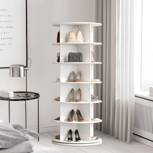 Latitude Run 24 Pair Shoe Rack White 24