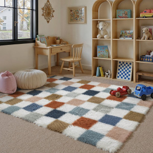 Latitude Vive Shag Area Rug Multicolor Rectangle 152 x 244 cm