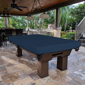 Blue Elephant Pool Table Cover Blue 142.2cm L x 254cm W