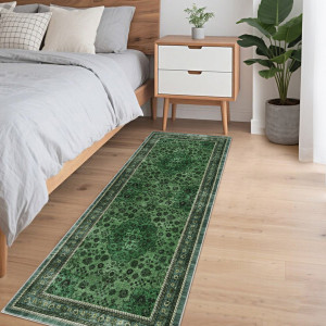Langley Street Striped Machine Braided Area Rug Green Rectangle 160 x 230 cm