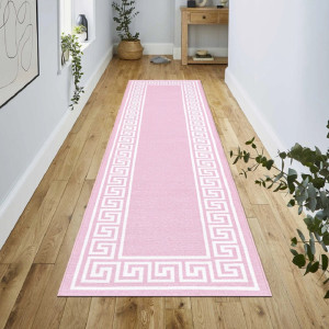 Metro Geometric Indoor / Outdoor Area Rug Pink Rectangle 160 x 230 cm
