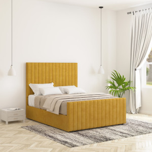 17 Stories Upholstered Bed Turmeric Single (3')