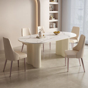 Ebern Designs Oval Dining Table 140cm