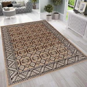 Metro Indoor / Outdoor Area Rug Beige Rectangle 120 x 170 cm
