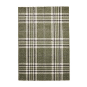 Catherine Lansfield Geometric 160cm X 230cm Area Rug Sage Green Rectangle 80 x 150 cm