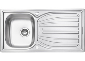 Belfry Kitchen Bell Single Bowl Inset Kitchen Sink Matte 980mm L