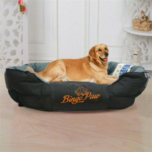 UNHO Pet Bed Black 26cm H x 130cm W x 90cm D