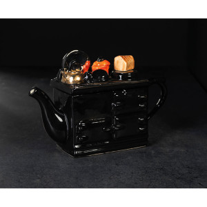 Rosalind Wheeler Lismore 1ml Teapot Black 1ml