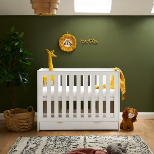 Obaby Nika Under Drawer 120x60 White 50cm H X 97.5cm W X 18cm D
