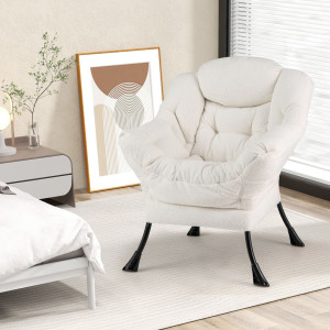 Natur Pur Upholstered Accent Chair Beige 97cm H X 80cm W X 74cm D