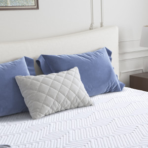 DubidapOn 15 cm, 18cm, 20cm and 25cm Gel Memory Foam Mattress - 5-Zone Support, Reduced Motion Transfer, Medium Firm, Breathable Cover, Box-Packed for