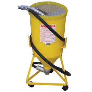 Zestaw pneumatyczny do piaskowania, mobilna piaskarka