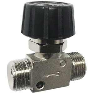 Zawór iglicowy Camozzi ręczny dwukierunkowy 3/8"