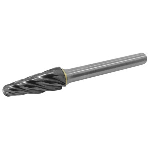 Pilnik obrotowy do aluminium 8,0mm stożkowy zaokrąglony 8x25x70x6