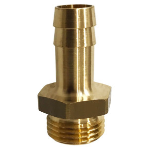 Króciec z gwintem 3/8" na wąż 13mm