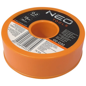 Taśma teflonowa do uszczelniania gwintów PTFE 15mb x19mmx0,2mm
