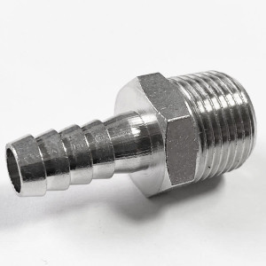 Króciec na wąż 9mm z gw.z. 3/8"