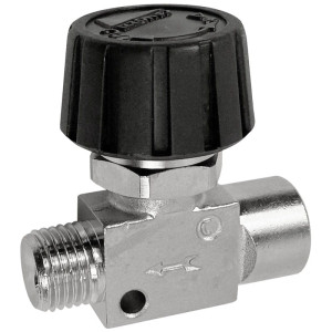 Zawór iglicowy ręczny dwukierunkowy Camozzi GZ x GW 1/4"