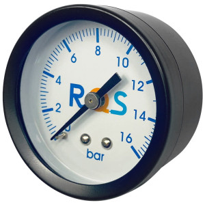 Manometr 50mm 0-16bar 1/4" metalowa obudowa