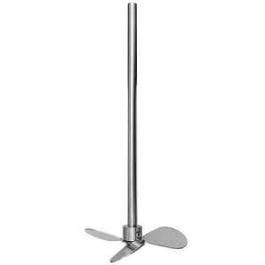 Wirnik śmigłowy o średnicy 185mm z wałem napędowym 15mm długości 400mm INOX do mieszadeł pneumatycznych